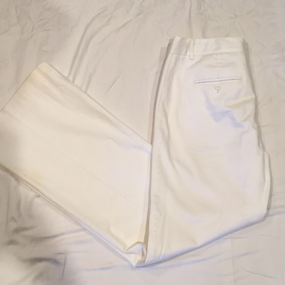 Express White Editor Pants